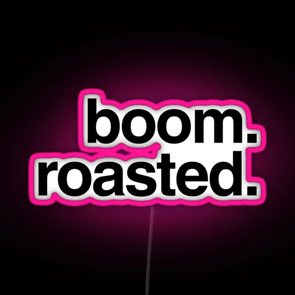 Boom Roasted RGB Neon Sign