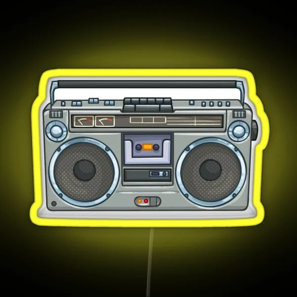 Boombox RGB Neon Sign