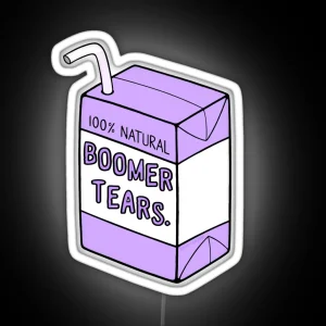 Boomer Tears RGB Neon Sign