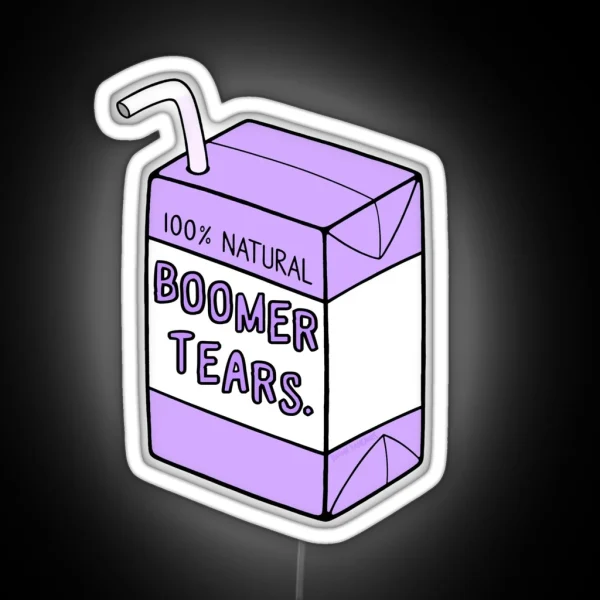 Boomer Tears RGB Neon Sign