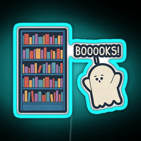 Booooks RGB Neon Sign