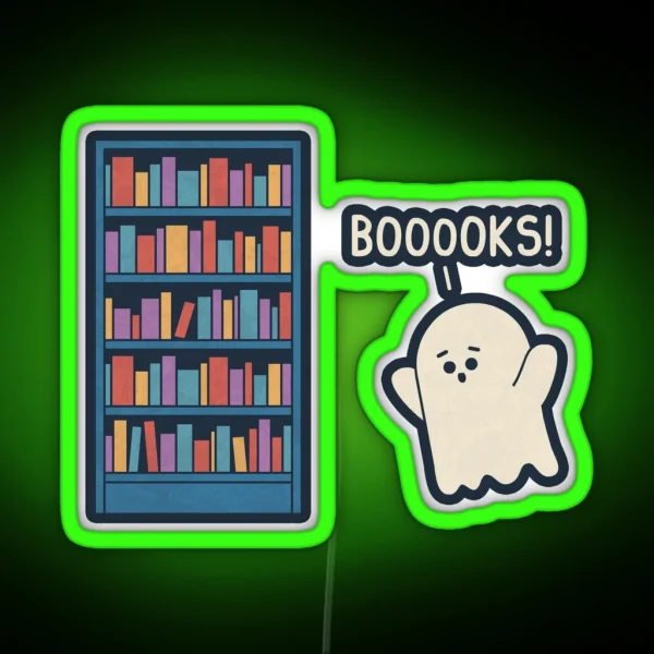 Booooks RGB Neon Sign