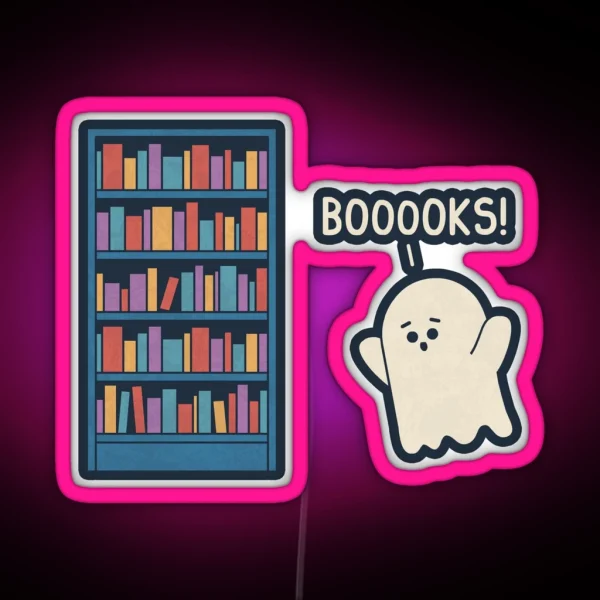 Booooks RGB Neon Sign