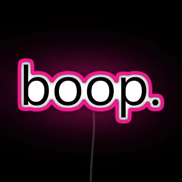 Boop RGB Neon Sign