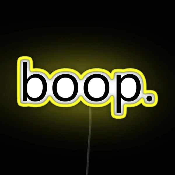 Boop RGB Neon Sign