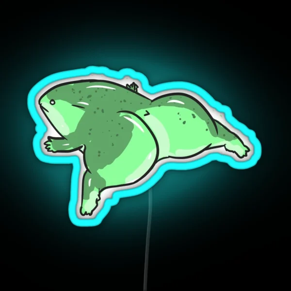 Booty Frog RGB Neon Sign