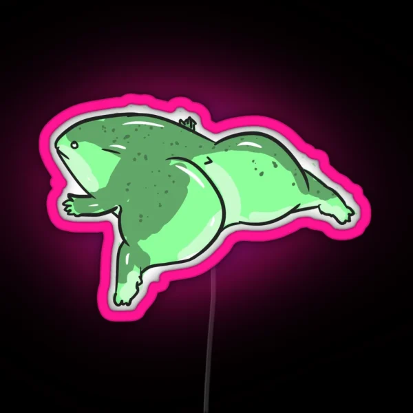 Booty Frog RGB Neon Sign