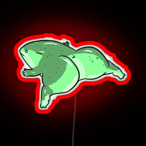 Booty Frog RGB Neon Sign