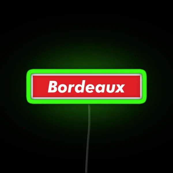 Bordeaux RGB Neon Sign