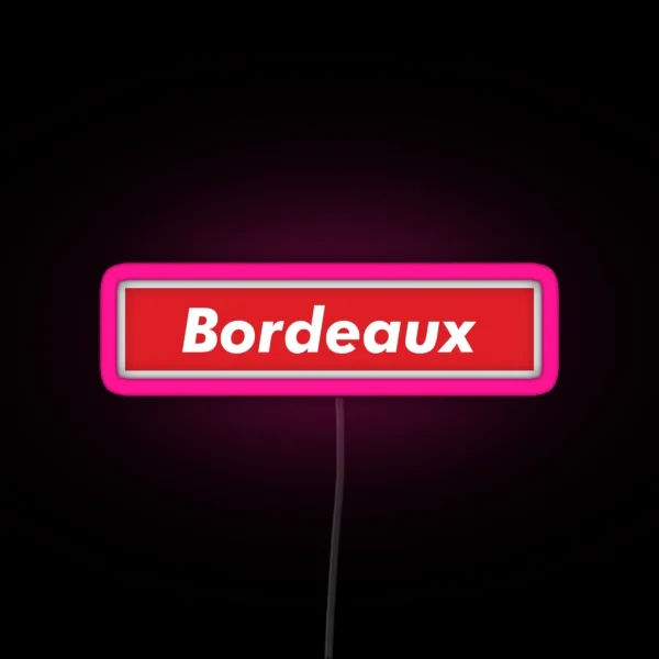 Bordeaux RGB Neon Sign