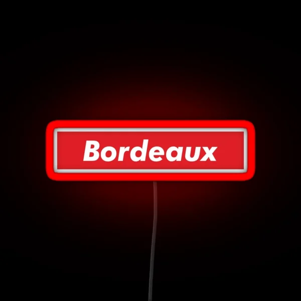 Bordeaux RGB Neon Sign