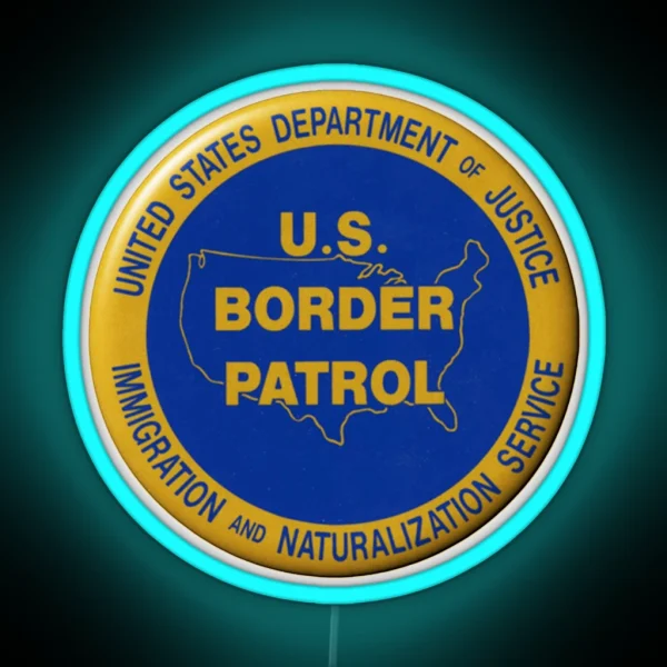 Border Patrol RGB Neon Sign