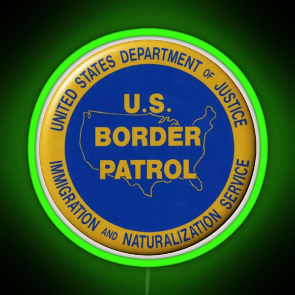 Border Patrol RGB Neon Sign