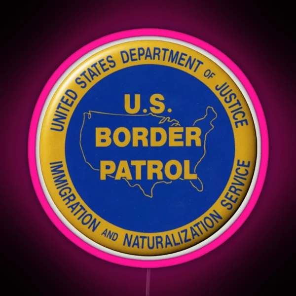 Border Patrol RGB Neon Sign