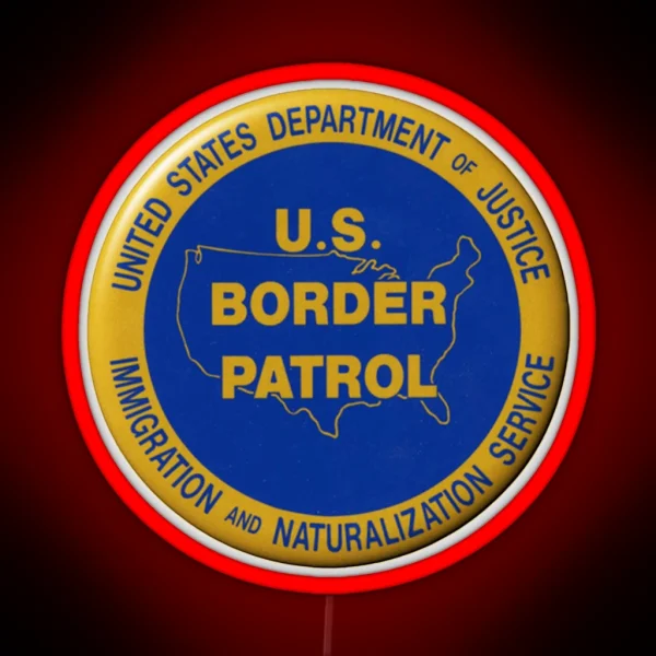 Border Patrol RGB Neon Sign