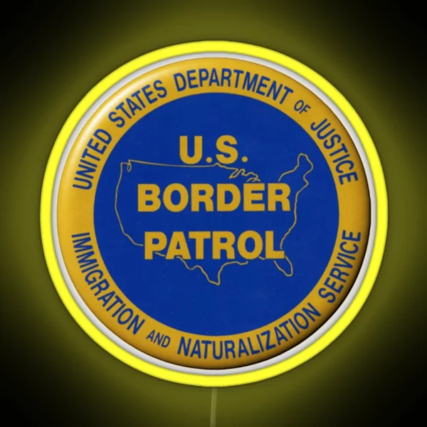 Border Patrol RGB Neon Sign
