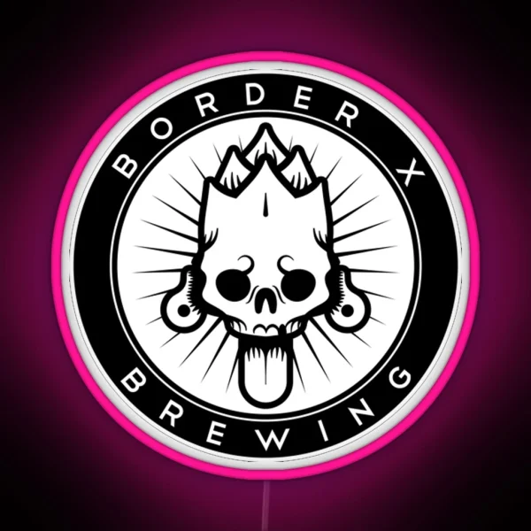 Border X Brewing RGB Neon Sign