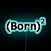 Reborn Spirit: Vibrant Neon Wall Sign with Color-Changing RGB Lighting