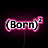 Dynamic RGB LED display canvas with customizable neon sign design