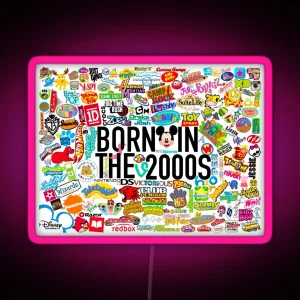 Born In The 2000s RGB Neon Sign