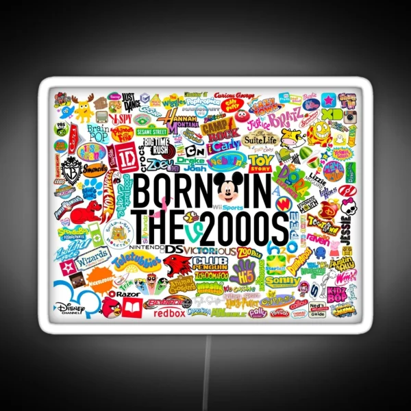 Born In The 2000s RGB Neon Sign