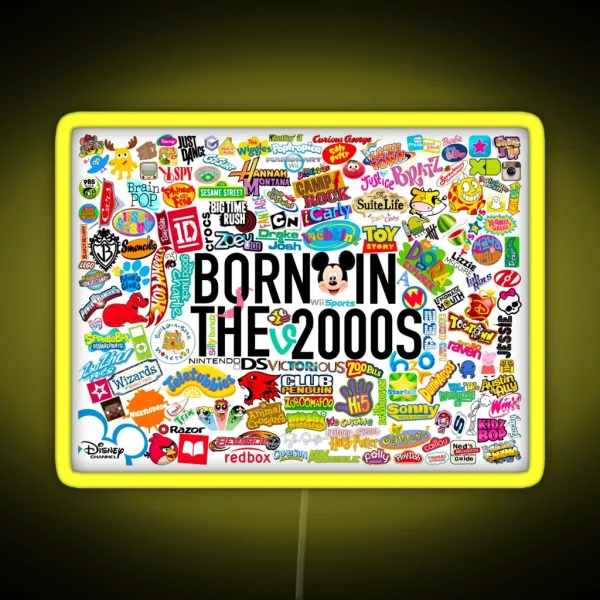 Born In The 2000s RGB Neon Sign
