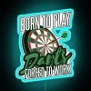 RGB Neon Sign: Whimsical Office Decor for Dart Enthusiasts and Gamers