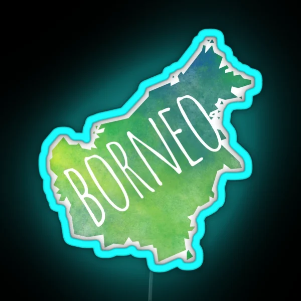 Borneo RGB Neon Sign