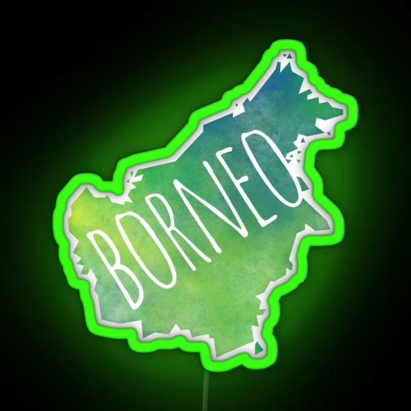 Borneo RGB Neon Sign