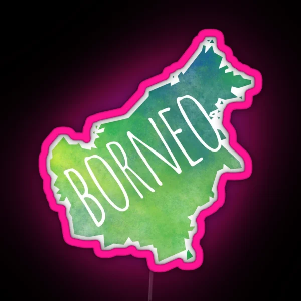 Borneo RGB Neon Sign