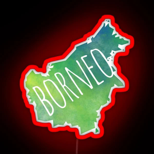 Borneo RGB Neon Sign