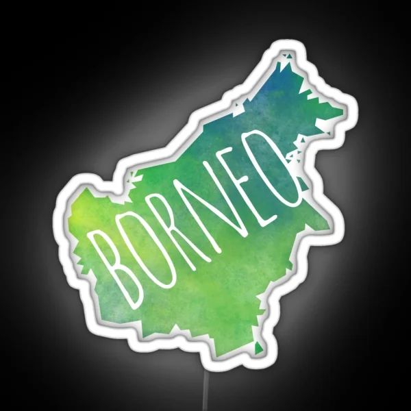 Borneo RGB Neon Sign