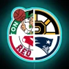 Brighten your sports room with vibrant Boston team spirit neon