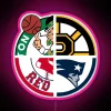 Personalized Boston sports team logo LED display signage solution