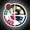 Vibrant Boston sports team logo neon light decoration for gamers