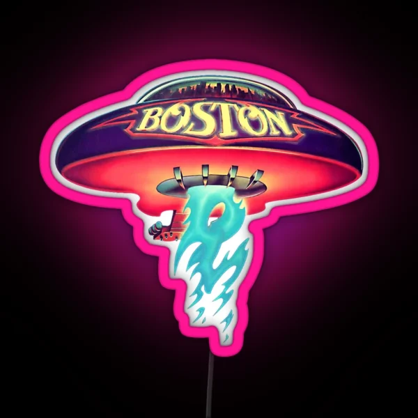 Boston The Band Logo RGB Neon Sign