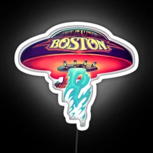 Boston The Band Logo RGB Neon Sign