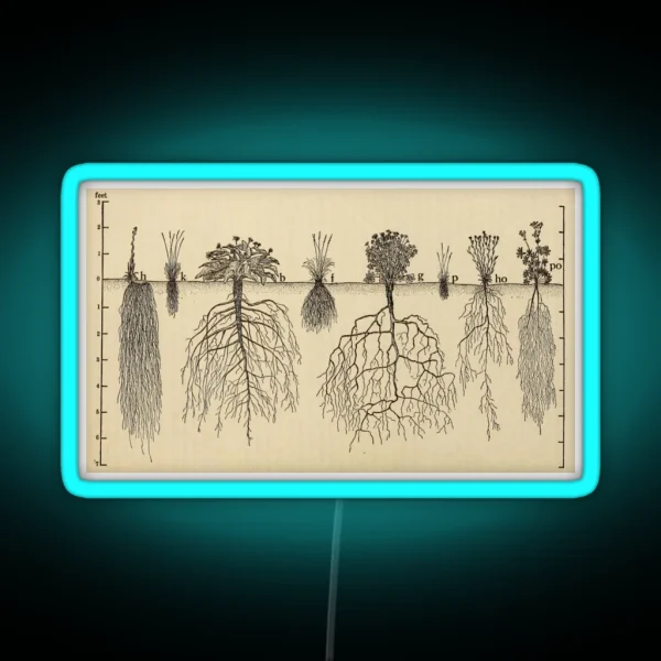 Botanical Roots RGB Neon Sign