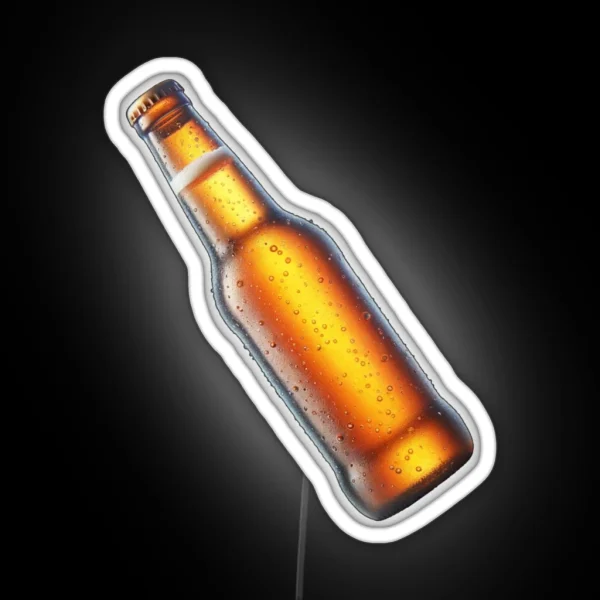 Bottle Of Beer Golden Pilsner Lager Ale IPA RGB Neon Sign