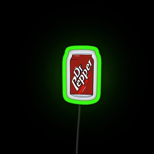 Bottle Of Dr Pepper RGB Neon Sign