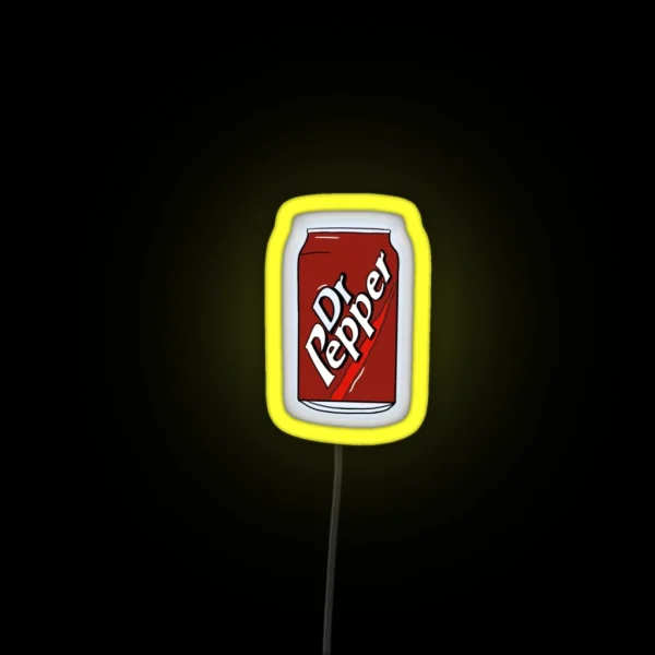 Bottle Of Dr Pepper RGB Neon Sign