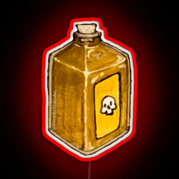 Bottle Of Poison RGB Neon Sign