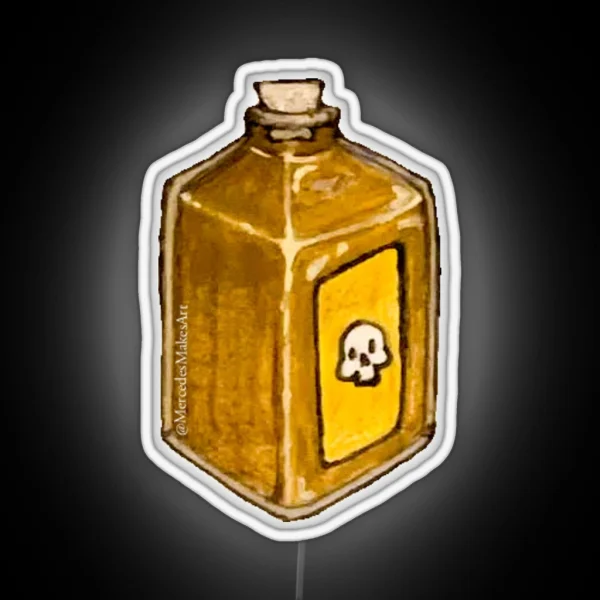 Bottle Of Poison RGB Neon Sign