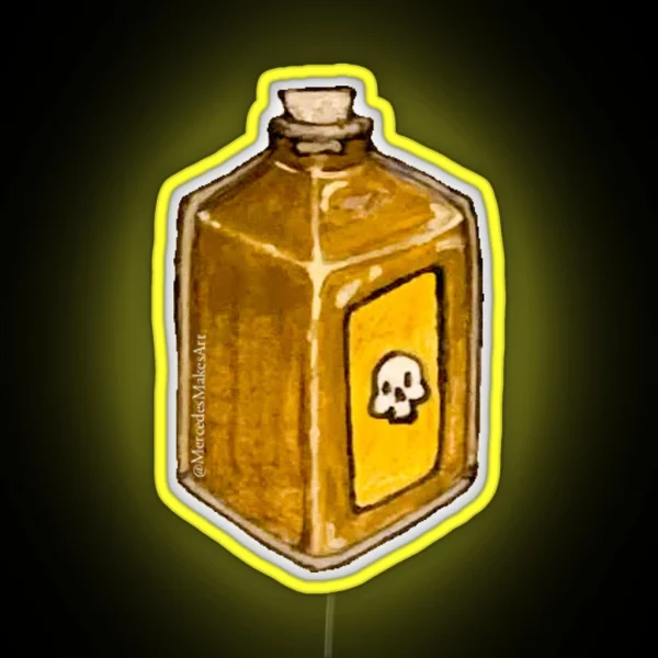 Bottle Of Poison RGB Neon Sign