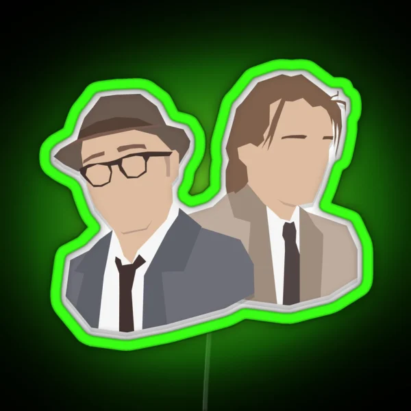 Bottom Rik Mayall Vector Artwork RGB Neon Sign