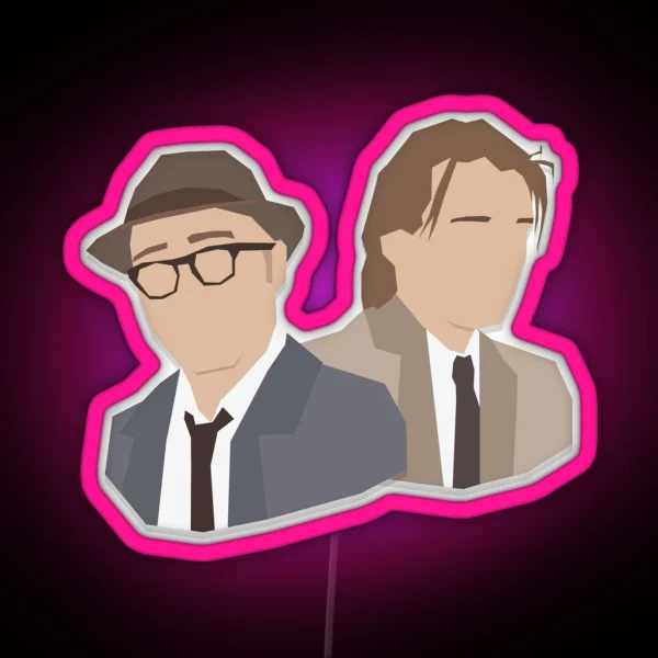 Bottom Rik Mayall Vector Artwork RGB Neon Sign