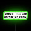 Unique Tesla Bumper led Decorates Home with Vibrant RGB Neon Lighting