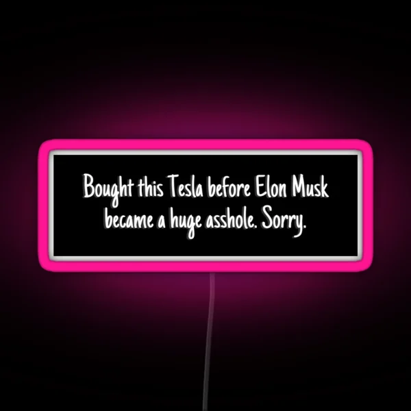 Bought This Tesla Before Elon Musk Turned Into An RGB Neon Sign