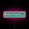 RGB Neon LED Sign for Home Decor, Green Day Tribute