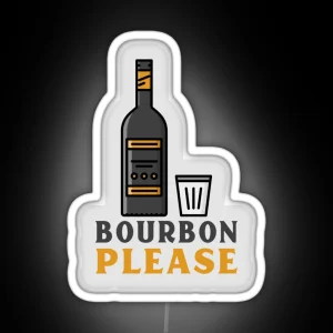 Bourbon Please Led RGB Neon Sign